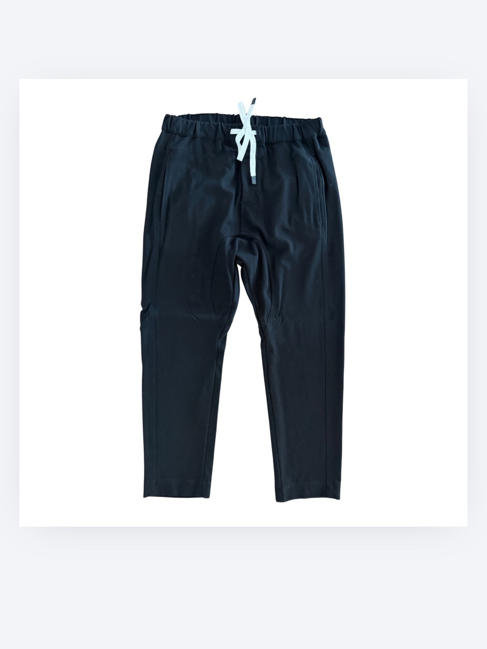 Bassike Stretch Twill Tapered Pant Black Size 2/M | SOLD OUT Influencer Favorite - Picture 2 of 6